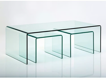 CLEAR CLUB - Rectangular glass coffee table by KARE Design - view 2
